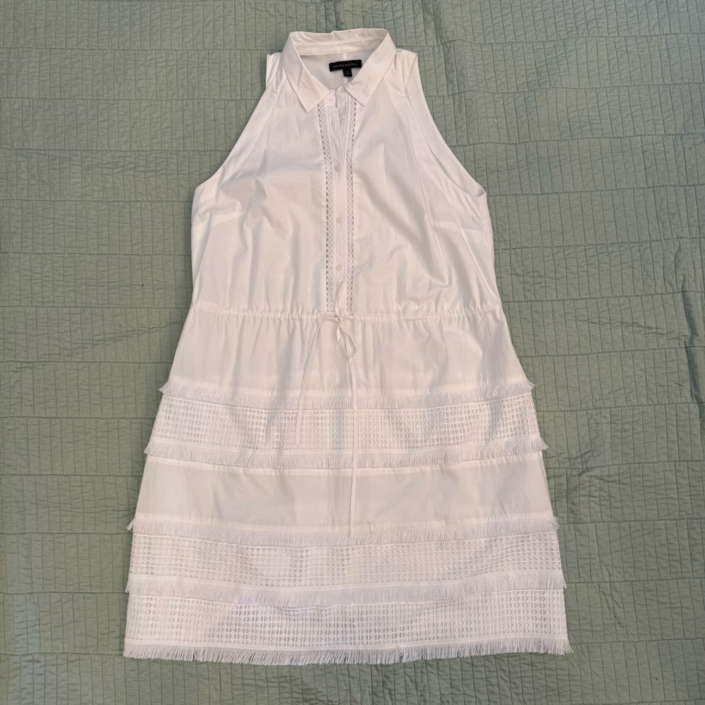 Banana Republic White Halter Mini Dress - Picture 6 of 13
